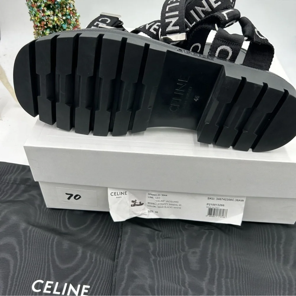 Man, Celine, Leo strappy sandals size 46 in Italy